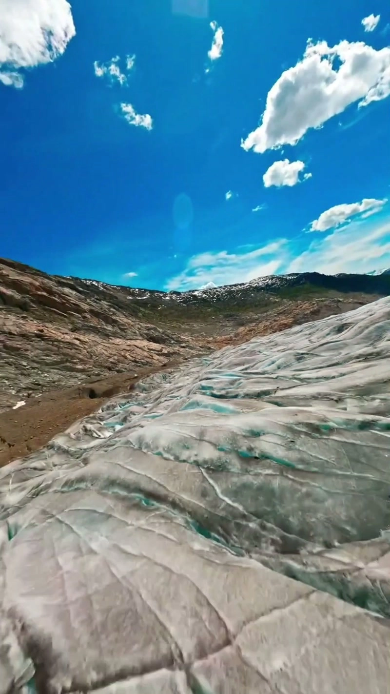 Exploring glaciers in Sweden